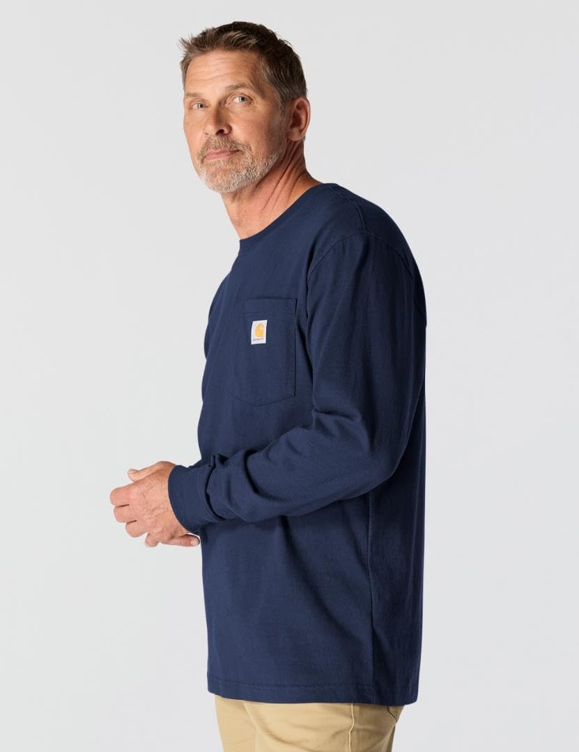 image:imageCarhartt Mens Dearborn Loose LS TShirtNavy