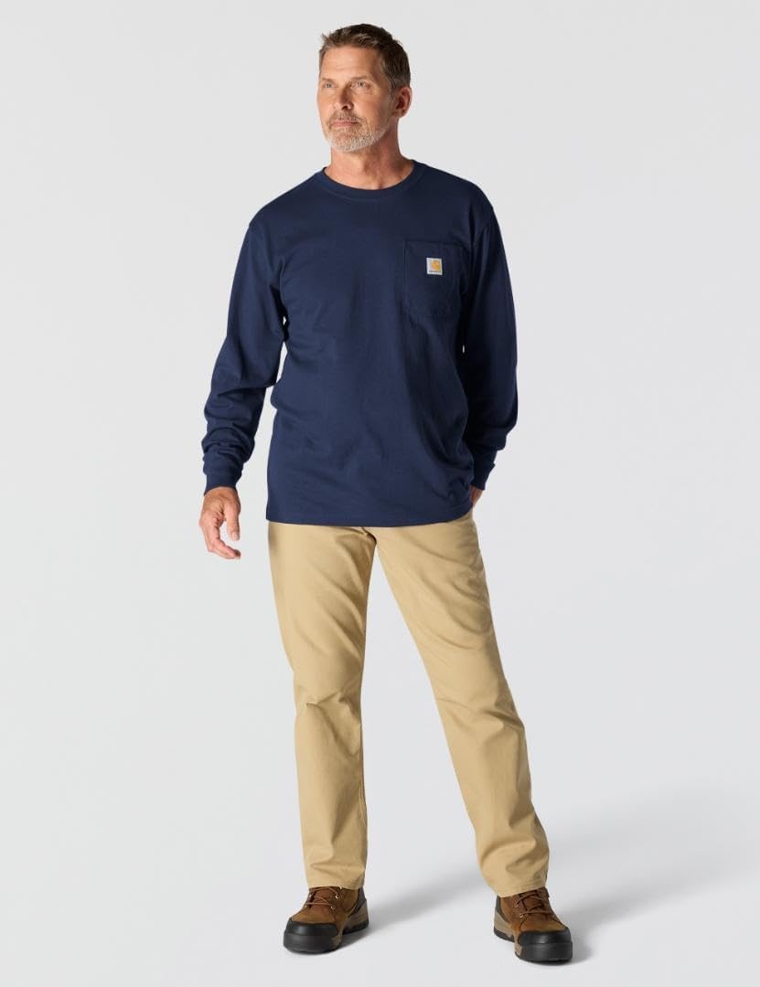 image:imageCarhartt Mens Dearborn Loose LS TShirtNavy
