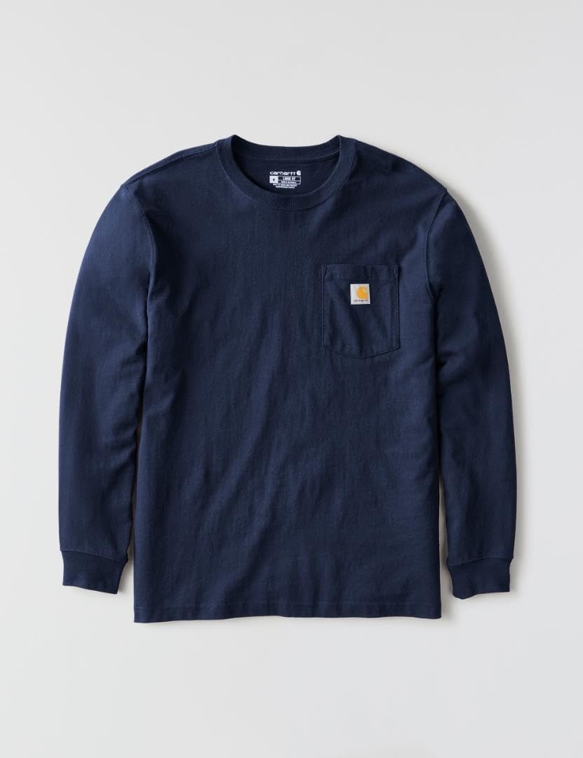 image:imageCarhartt Mens Dearborn Loose LS TShirtNavy