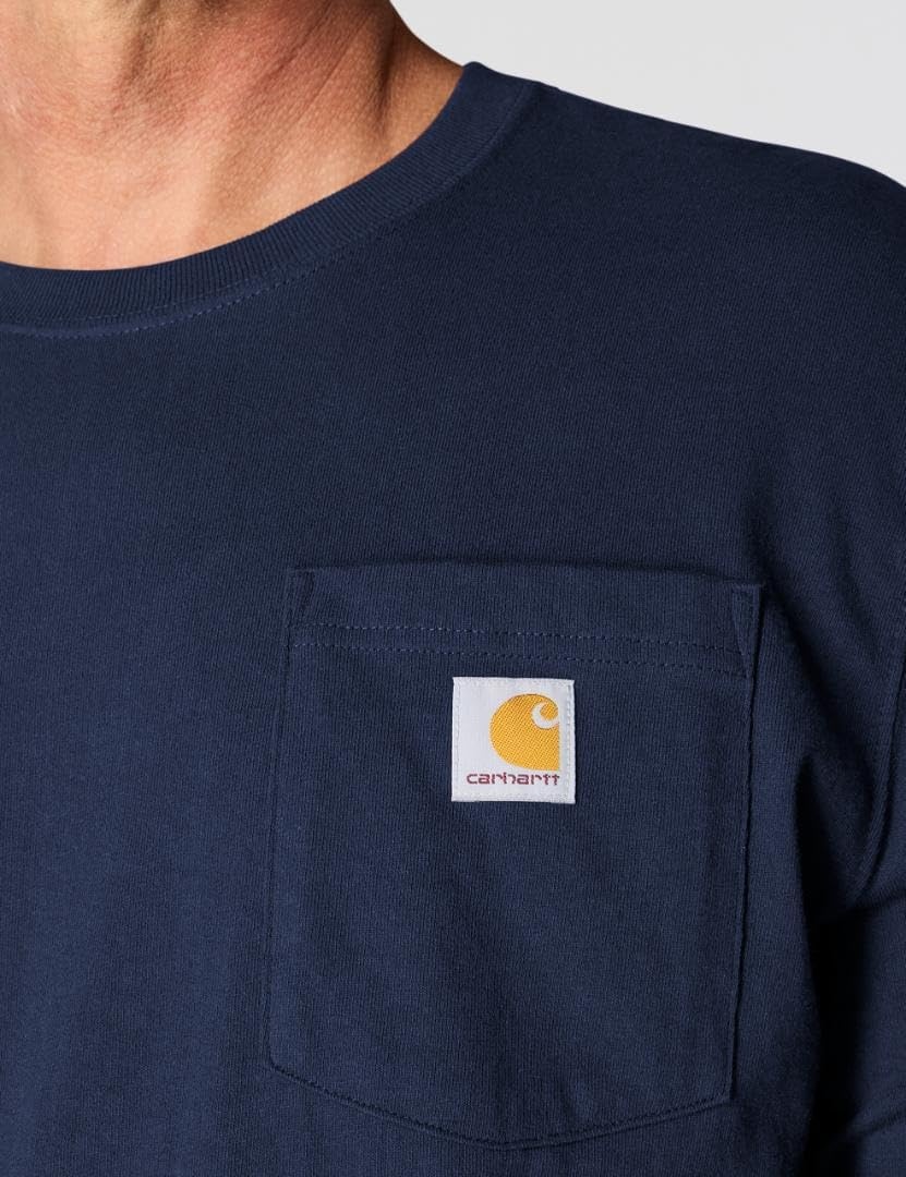 image:imageCarhartt Mens Dearborn Loose LS TShirtNavy