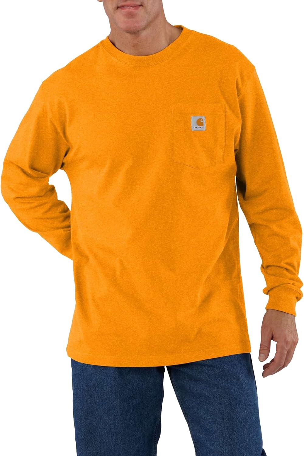 image:imageCarhartt Mens Dearborn Loose LS TShirtRust Heather