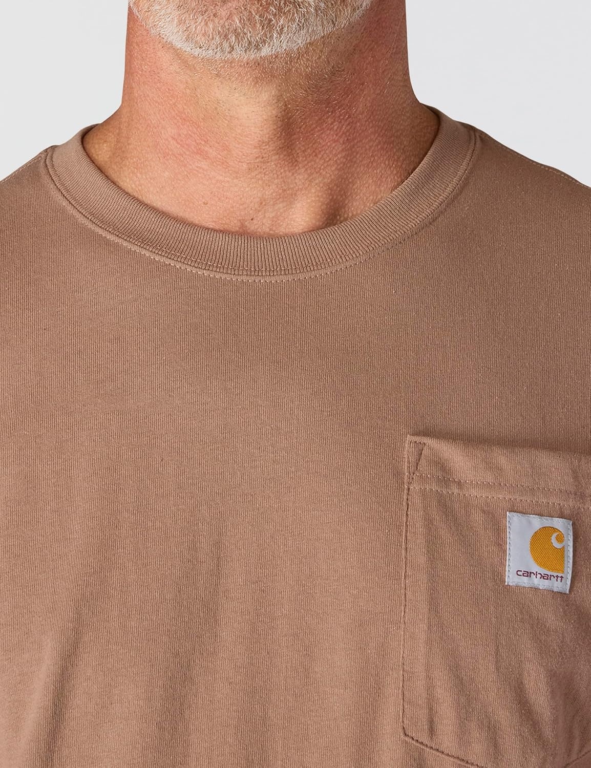 image:imageCarhartt Mens Dearborn Loose LS TShirtSoft Sepia