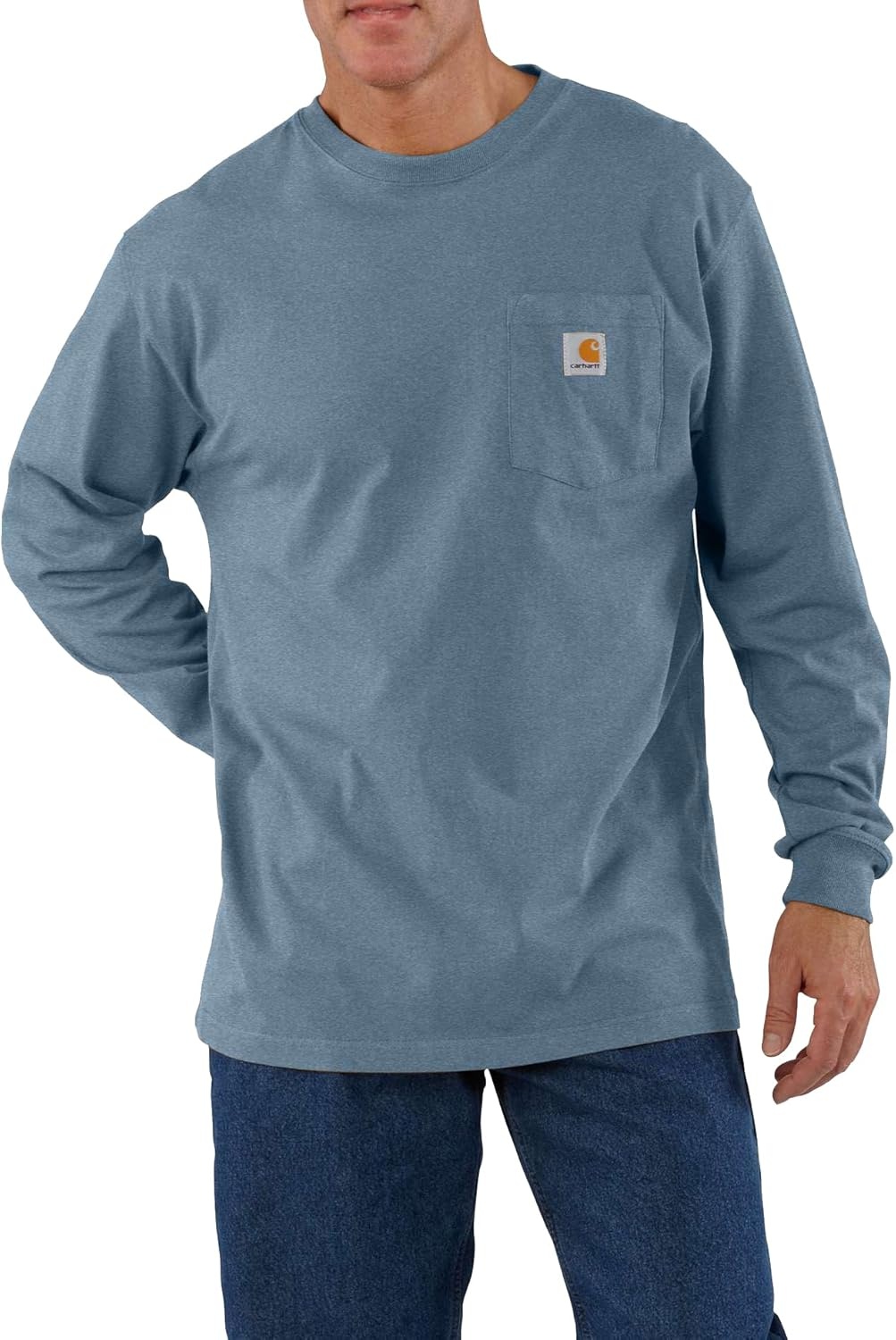 image:imageCarhartt Mens Dearborn Loose LS TShirtThundercloud Heather