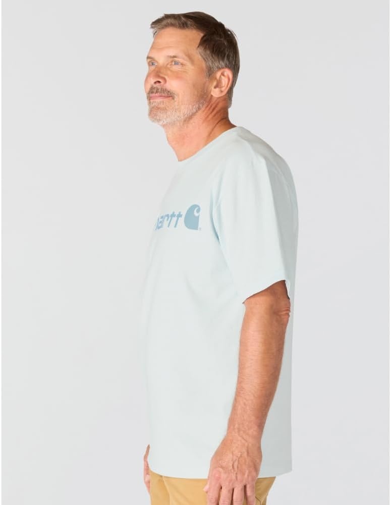 image:imageCarhartt Mens Dearborn Loose Logo TShirtEarly Fog