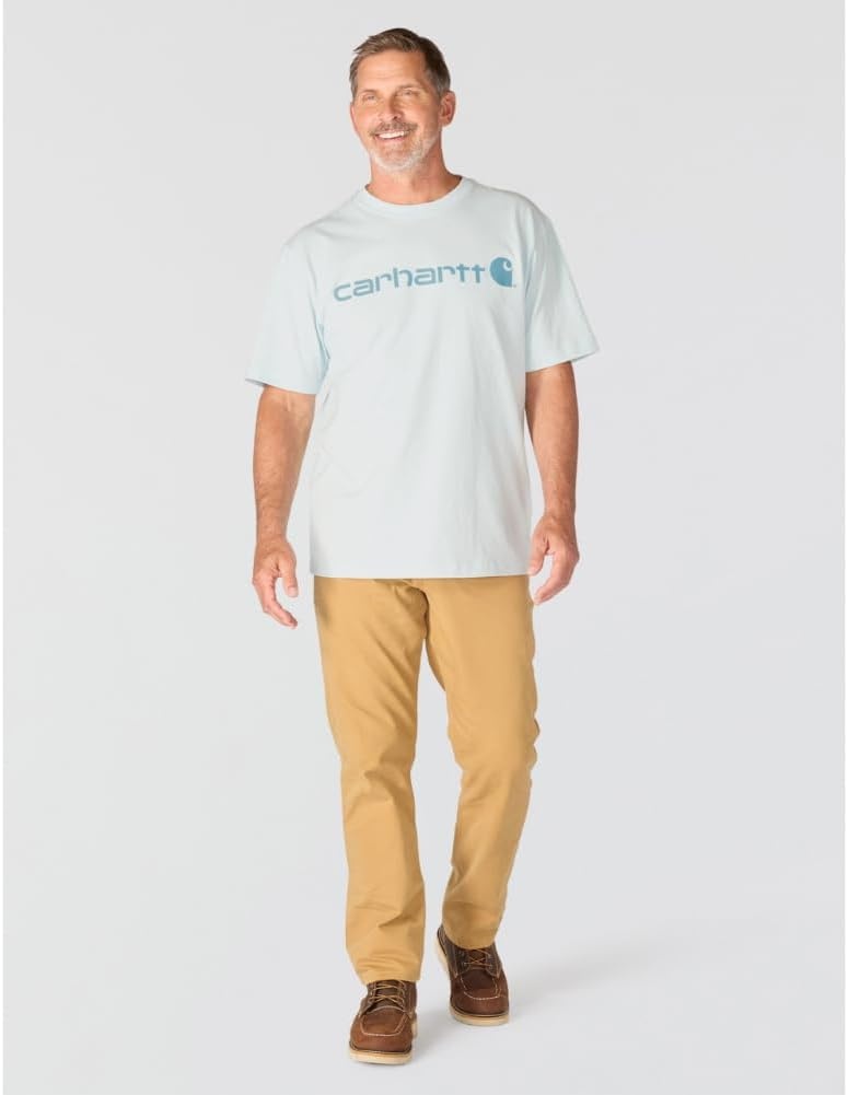 image:imageCarhartt Mens Dearborn Loose Logo TShirtEarly Fog