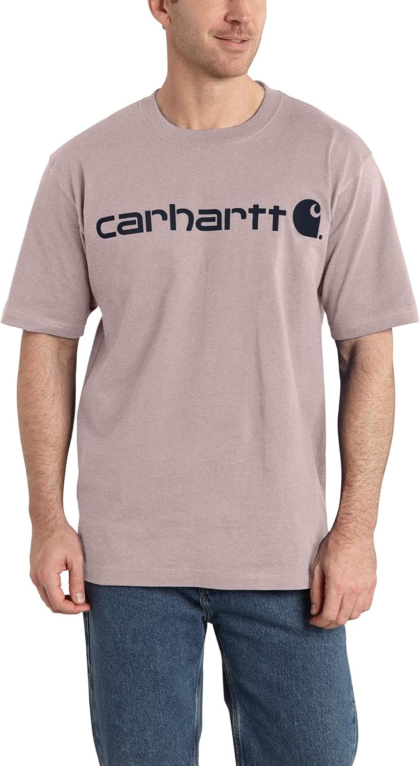 image:imageCarhartt Mens Dearborn Loose Logo TShirtMink