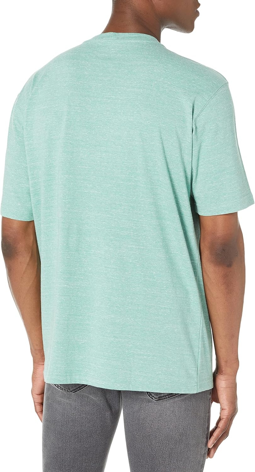 image:imageCarhartt Mens Dearborn Loose Logo TShirtSea Green Snow Heather