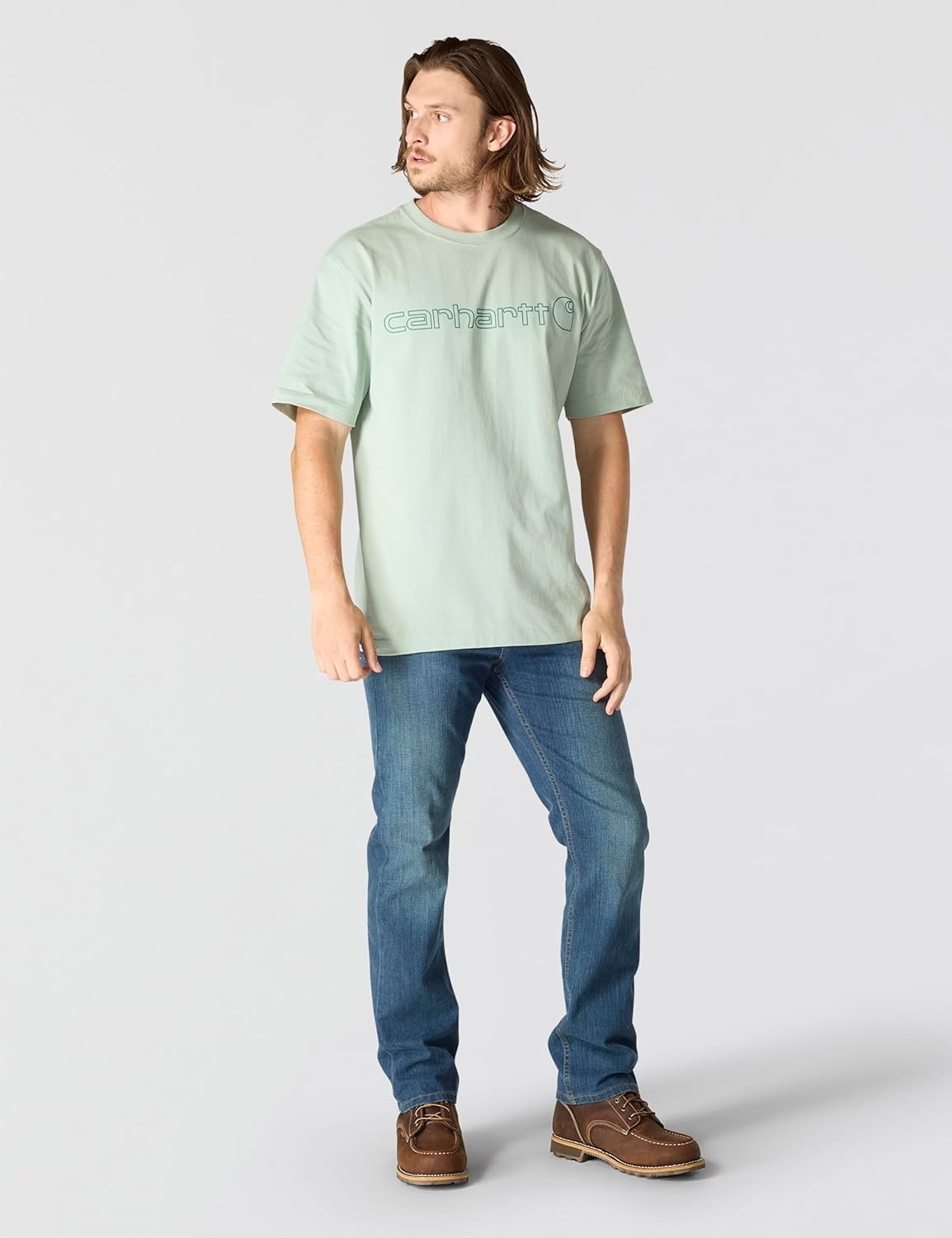 image:imageCarhartt Mens Dearborn Loose Logo TShirtSeabrook