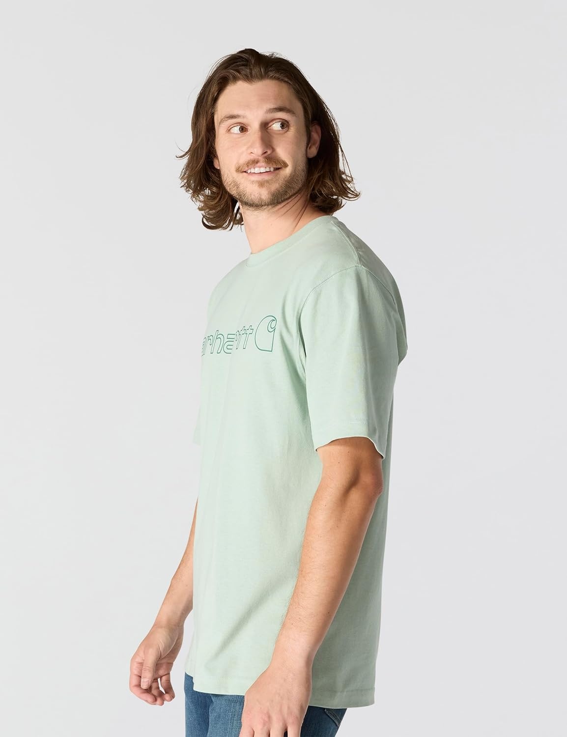 image:imageCarhartt Mens Dearborn Loose Logo TShirtSeabrook