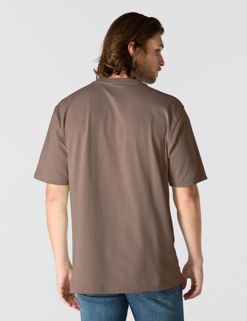 image:imageCarhartt Mens Dearborn Loose Logo TShirtSoft Sepia