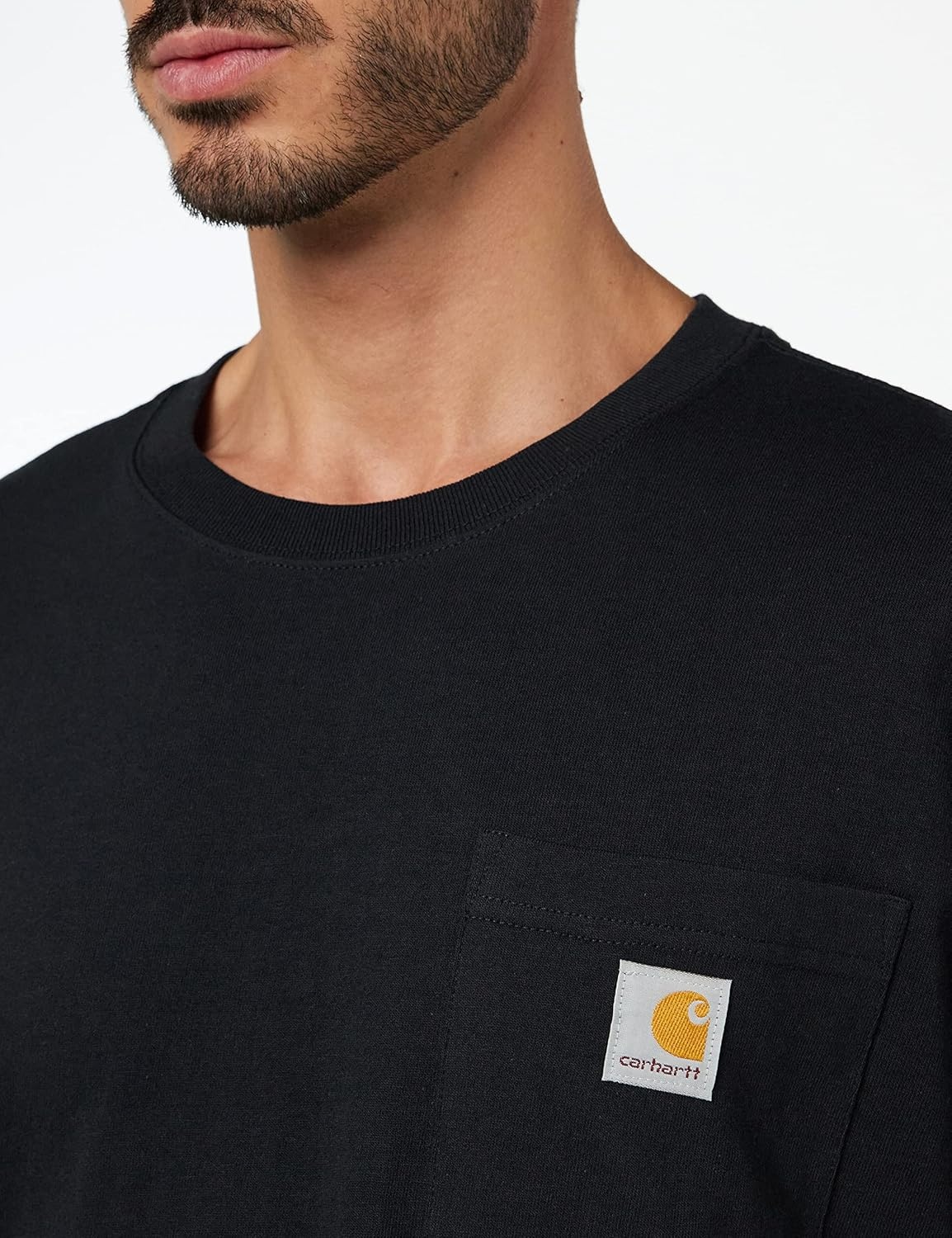 image:imageCarhartt Mens Dearborn Relaxed Pocket TShirtBlack Closeout