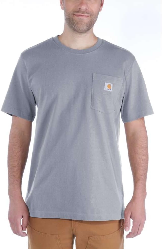 image:imageCarhartt Mens Dearborn Relaxed Pocket TShirtHeather Gray Closeout