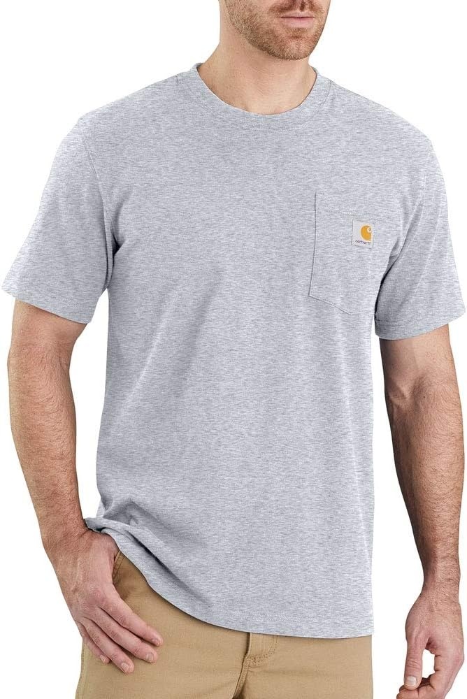 image:imageCarhartt Mens Dearborn Relaxed Pocket TShirtHeather Gray Closeout