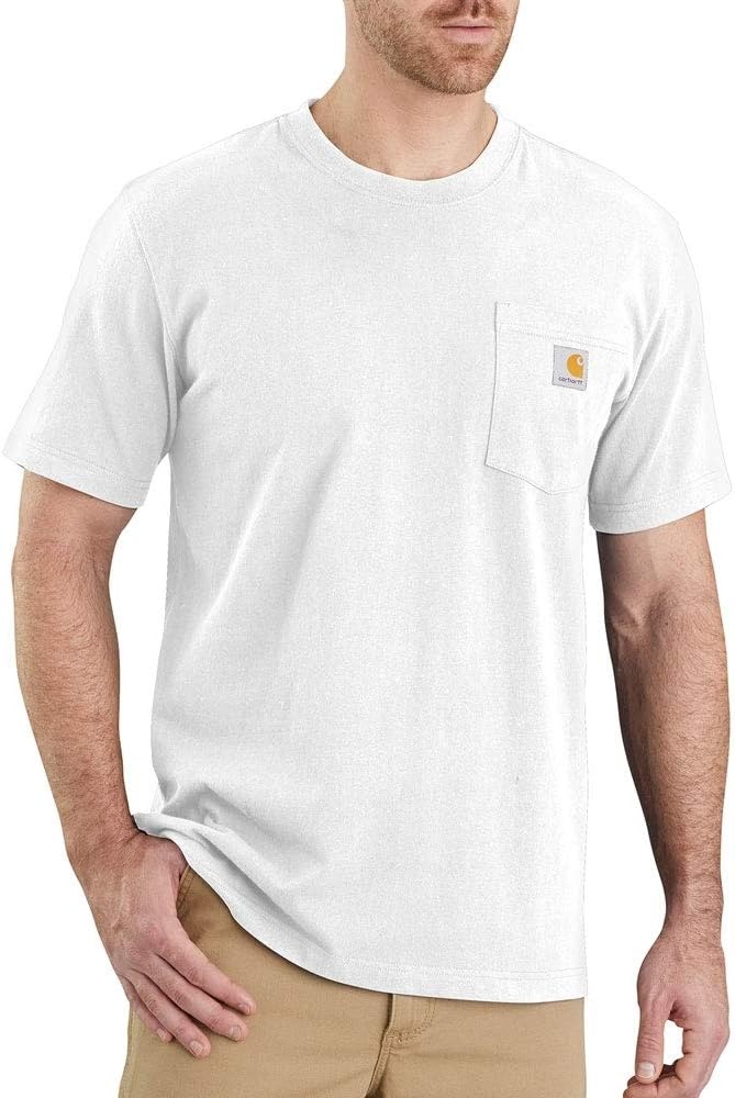 image:imageCarhartt Mens Dearborn Relaxed Pocket TShirtWhite Closeout