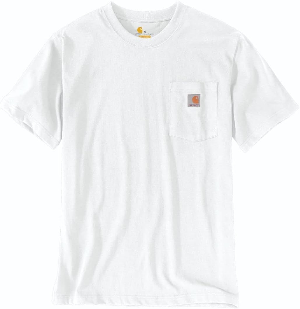 image:imageCarhartt Mens Dearborn Relaxed Pocket TShirtWhite Closeout