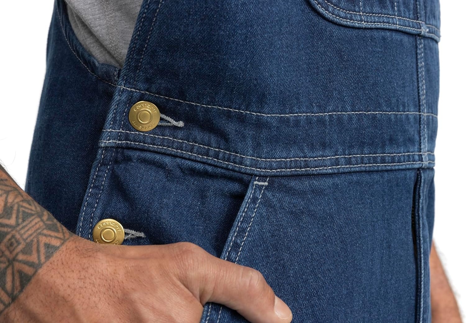 image:imageCarhartt Mens Denim Bib OverallDarkstone
