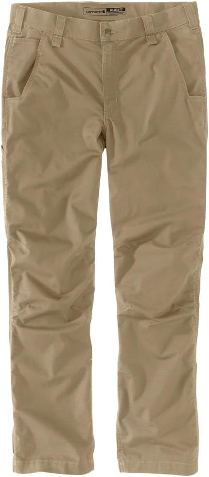 image:imageCarhartt Mens FR Relaxed Straight Force Ripstop DungareeDark Khaki