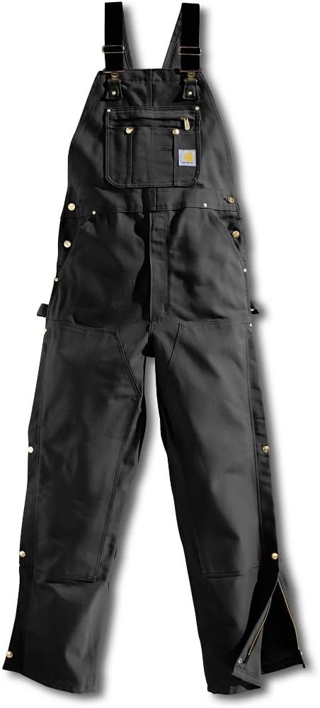 image:imageCarhartt Mens Firm Duck Bib OverallBlack