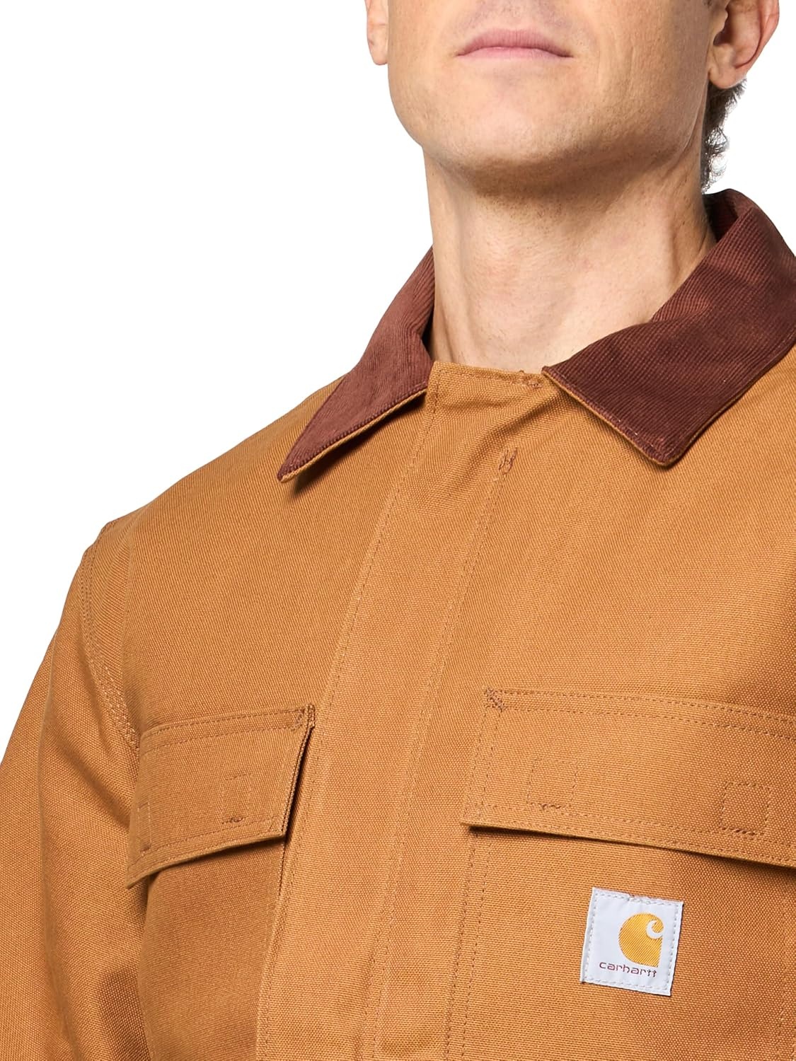 image:imageCarhartt Mens Firm Duck Traditional CoatCarhartt Brown