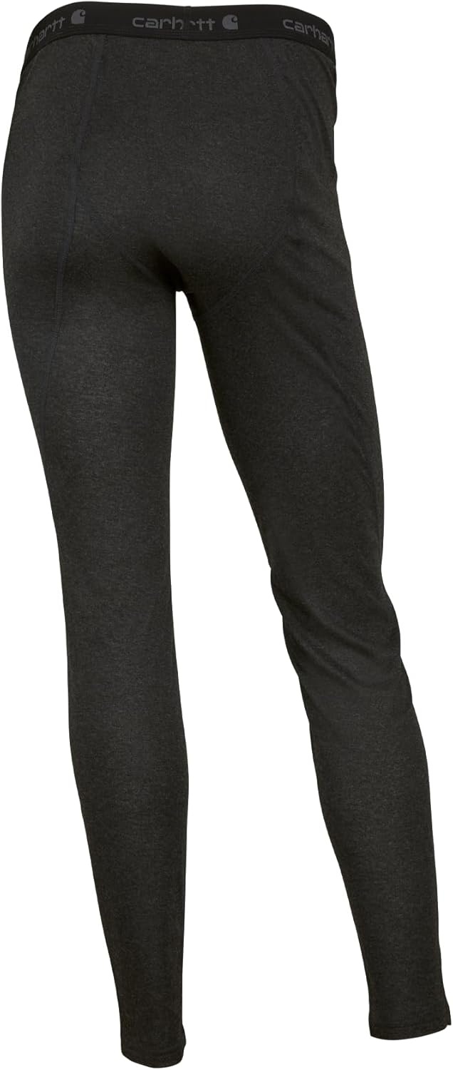image:imageCarhartt Mens Force Midweight Stretch Base Layer PantBlack Heather