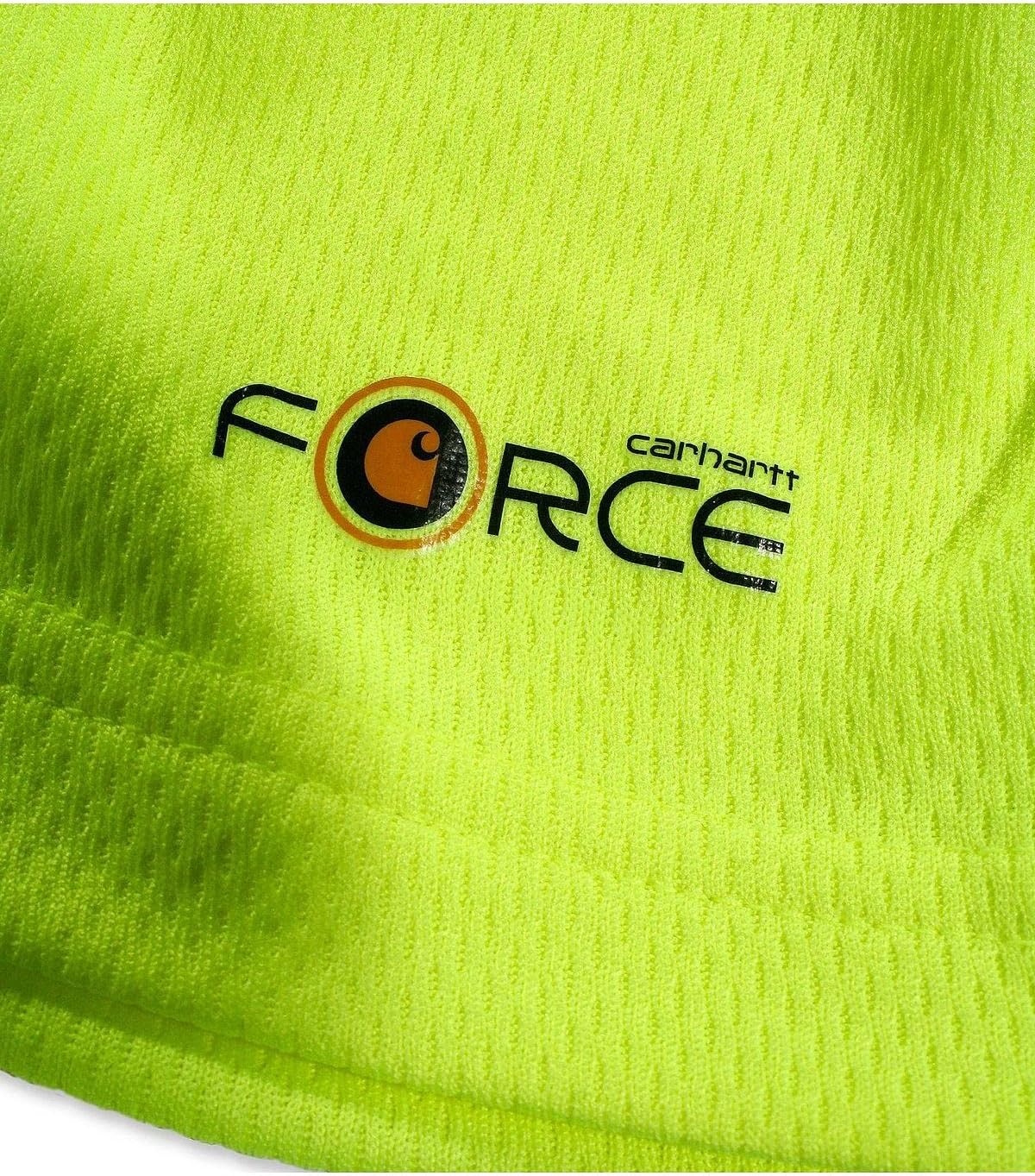 image:imageCarhartt Mens Force Relaxed Color Enhanced TShirtBrite Lime