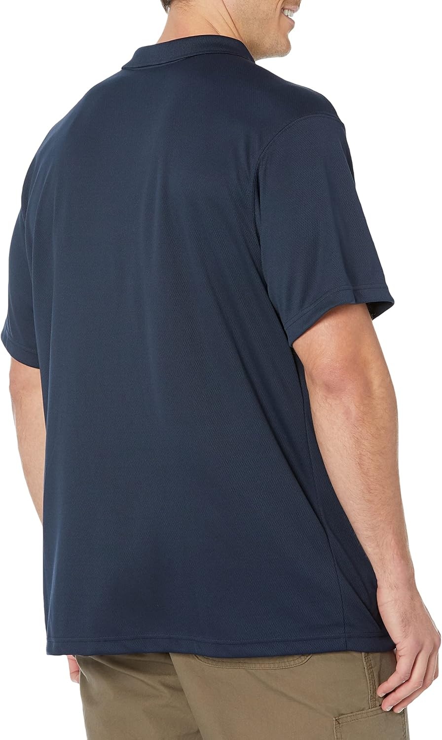 image:imageCarhartt Mens Force Relaxed Fit Lightweight ShortSleeve Pocket PoloNavy