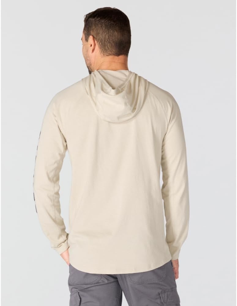 image:imageCarhartt Mens Force Relaxed Fit Midweight LongSleeve Logo Graphic Hooded TShirtCobblestone