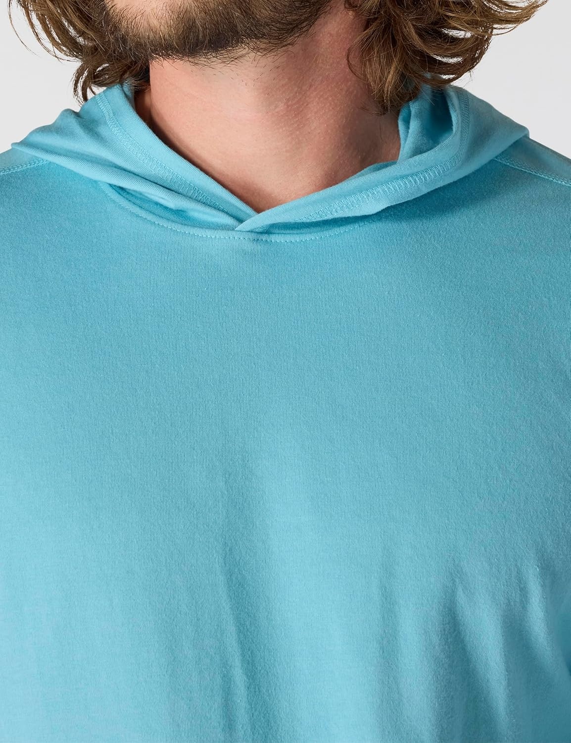 image:imageCarhartt Mens Force Relaxed Fit Midweight LongSleeve Logo Graphic Hooded TShirtDusted Aqua