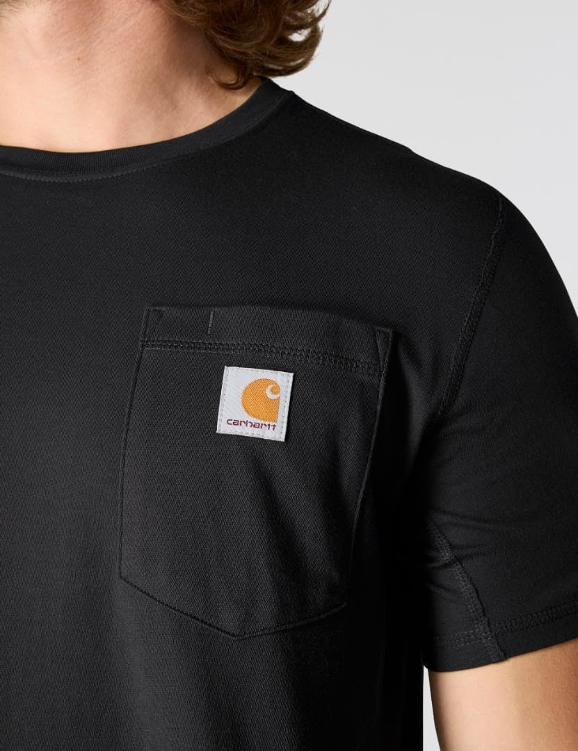 image:imageCarhartt Mens Force Relaxed Fit Midweight ShortSleeve Pocket TShirtBlack