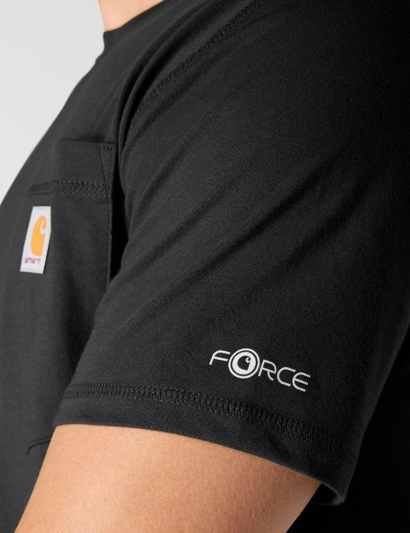 image:imageCarhartt Mens Force Relaxed Fit Midweight ShortSleeve Pocket TShirtBlack