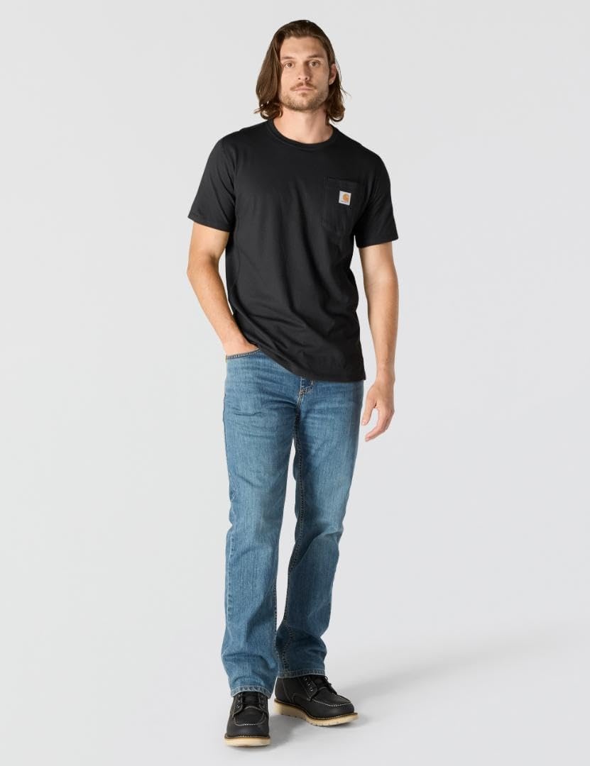 image:imageCarhartt Mens Force Relaxed Fit Midweight ShortSleeve Pocket TShirtBlack