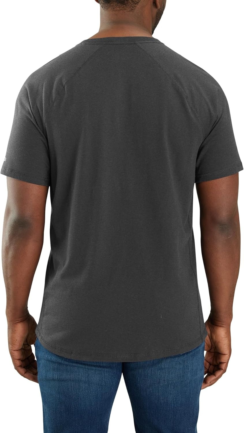 image:imageCarhartt Mens Force Relaxed Fit Midweight ShortSleeve Pocket TShirtCarbon Heather