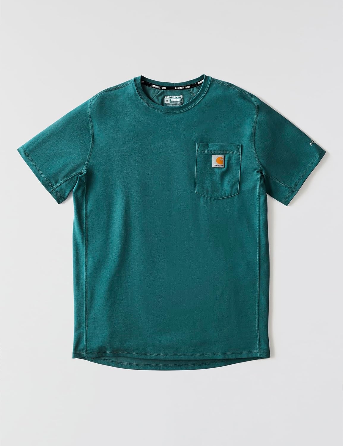 image:imageCarhartt Mens Force Relaxed Fit Midweight ShortSleeve Pocket TShirtGreenstone