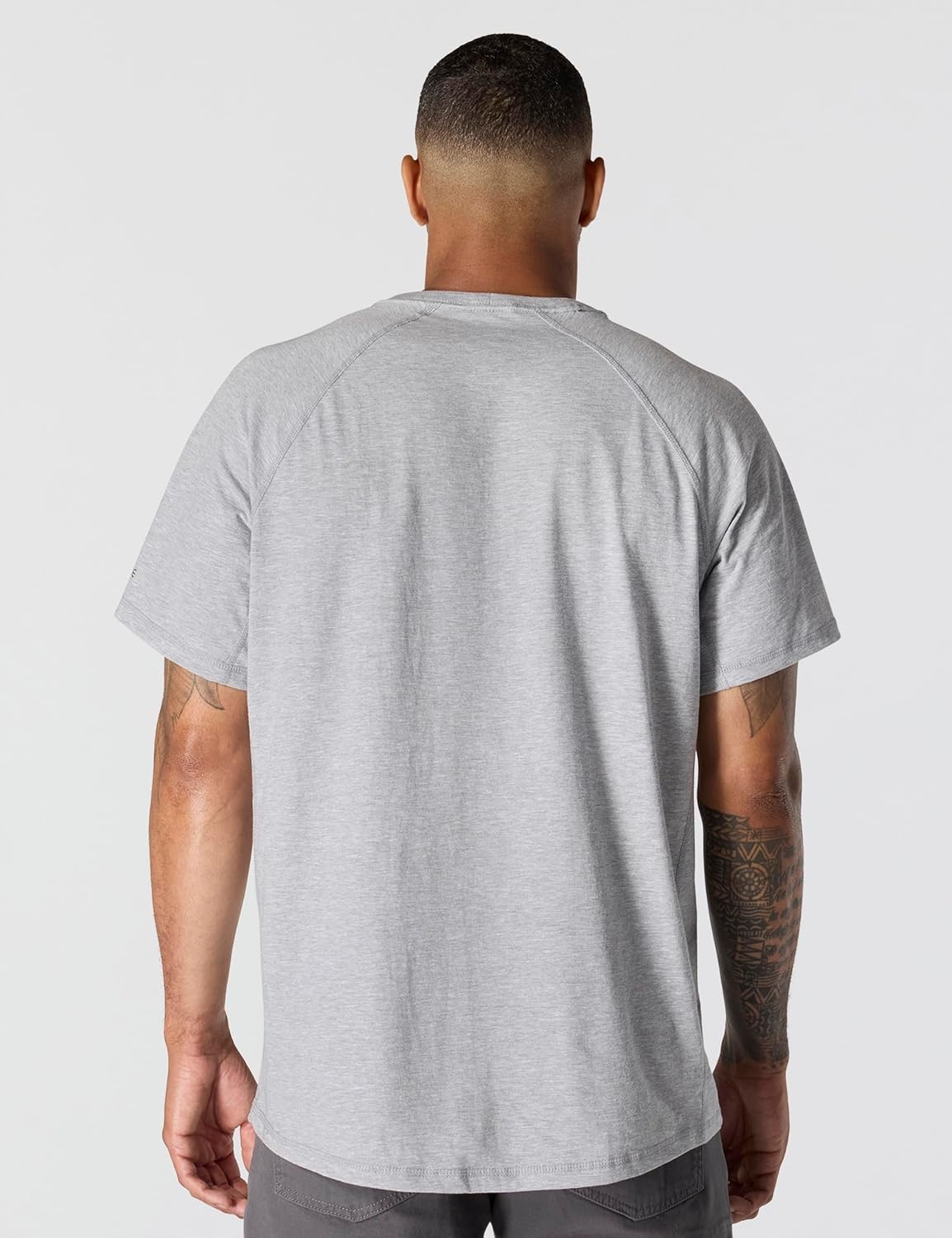 image:imageCarhartt Mens Force Relaxed Fit Midweight ShortSleeve Pocket TShirtHeather Grey