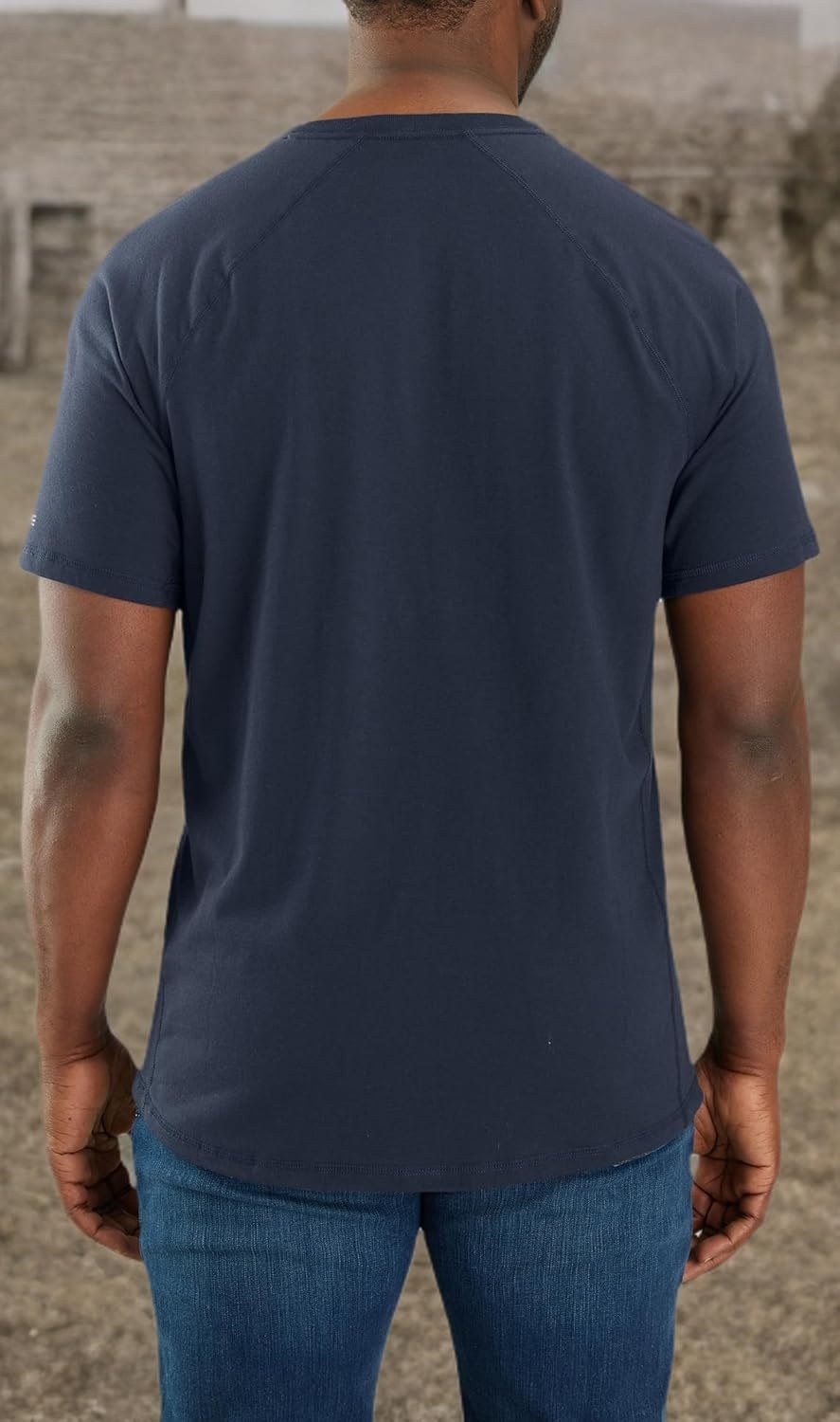 image:imageCarhartt Mens Force Relaxed Fit Midweight ShortSleeve Pocket TShirtNavy