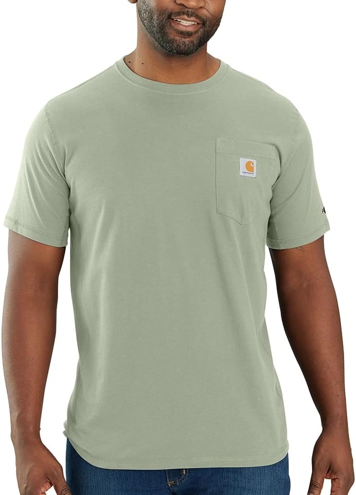 image:imageCarhartt Mens Force Relaxed Fit Midweight ShortSleeve Pocket TShirtSage