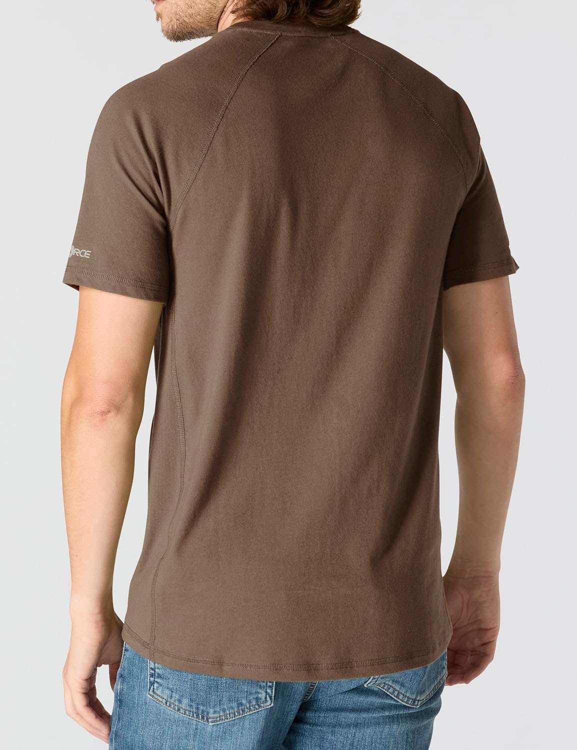 image:imageCarhartt Mens Force Relaxed Fit Midweight ShortSleeve Pocket TShirtSepia