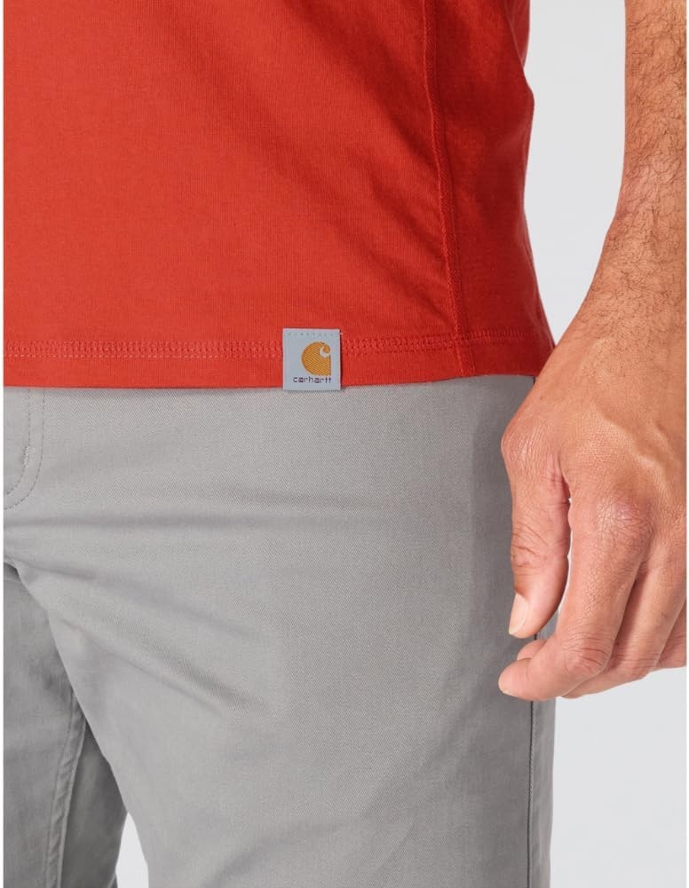 image:imageCarhartt Mens Force Relaxed Logo TShirtAtomic Red