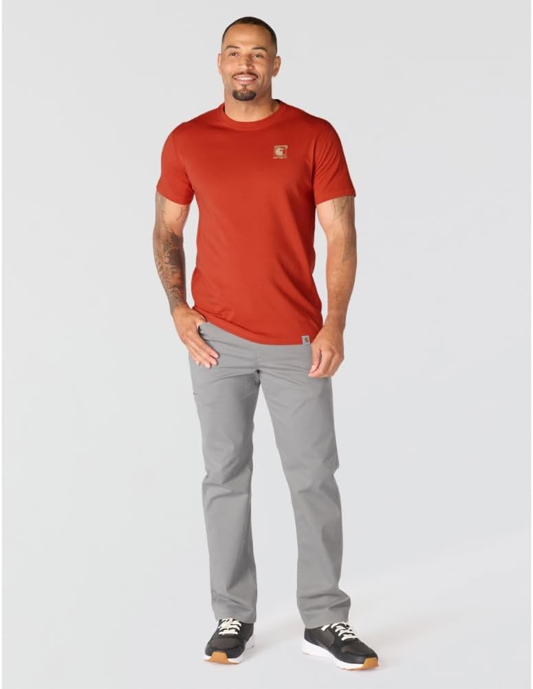 image:imageCarhartt Mens Force Relaxed Logo TShirtAtomic Red