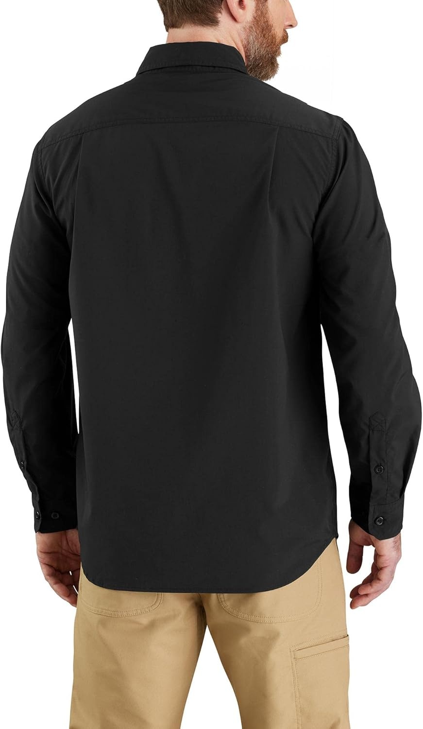 image:imageCarhartt Mens Force Sun Defender Chambray Relaxed Ls ShirtBlack