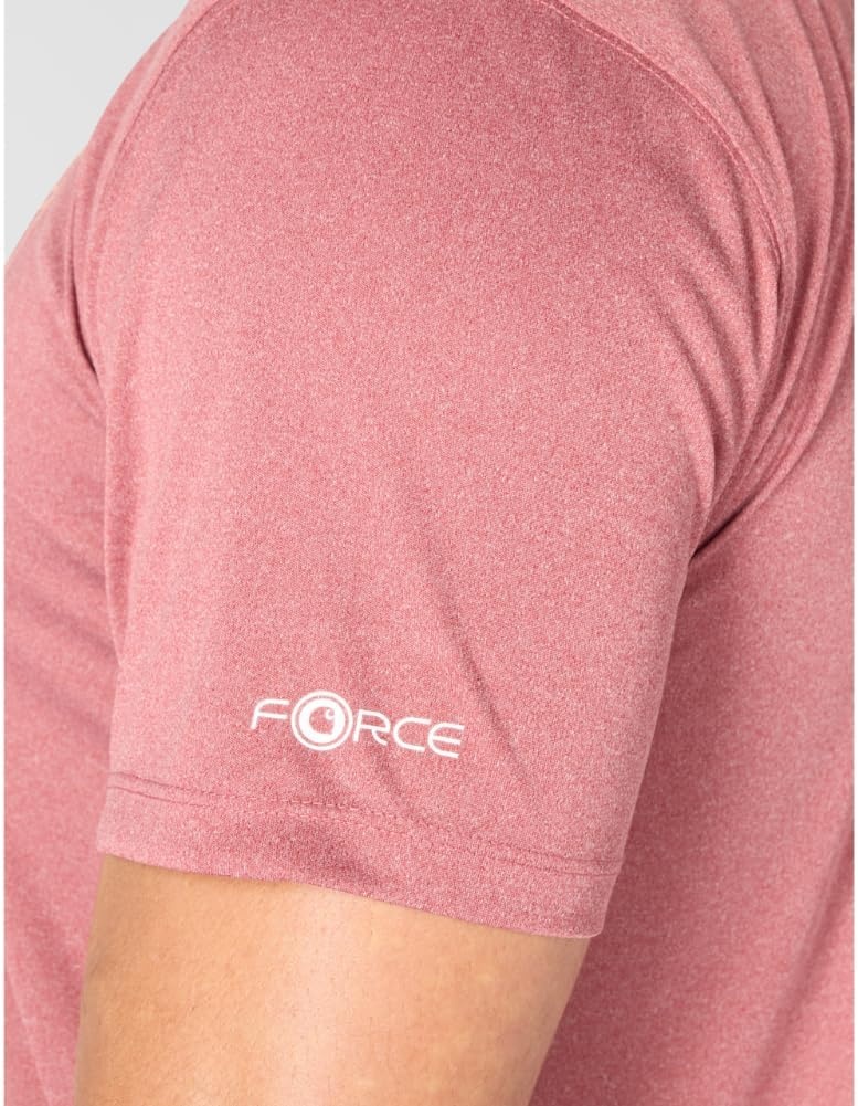 image:imageCarhartt Mens Force Sun Defender Lightweight ShortSleeve Logo Graphic TShirtAmber Terrain Heather