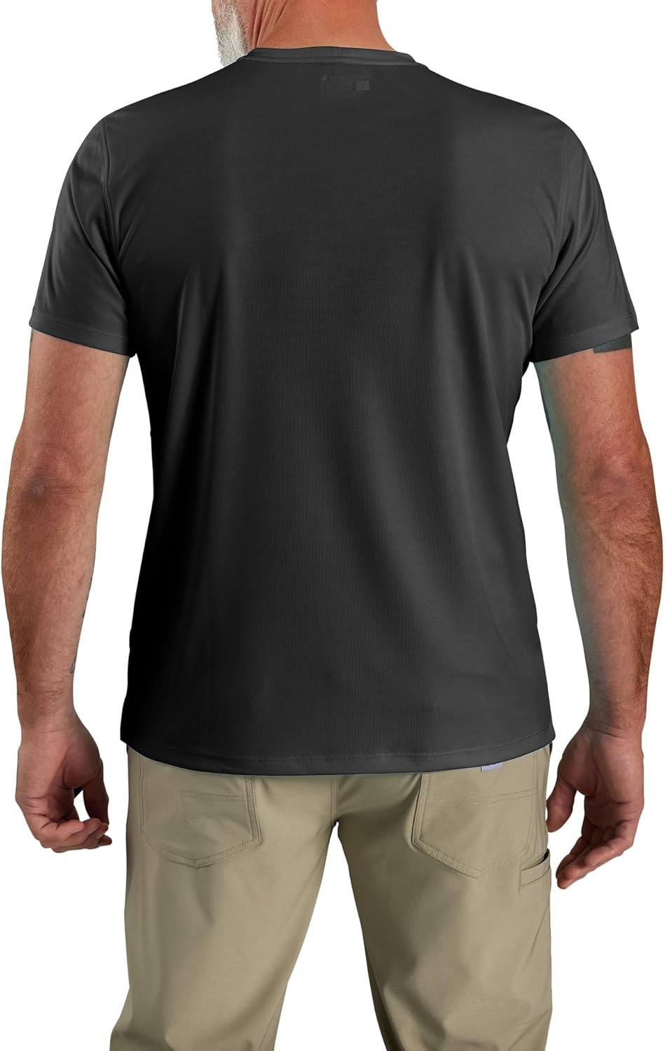 image:imageCarhartt Mens Force Sun Defender Lightweight ShortSleeve Logo Graphic TShirtBlack