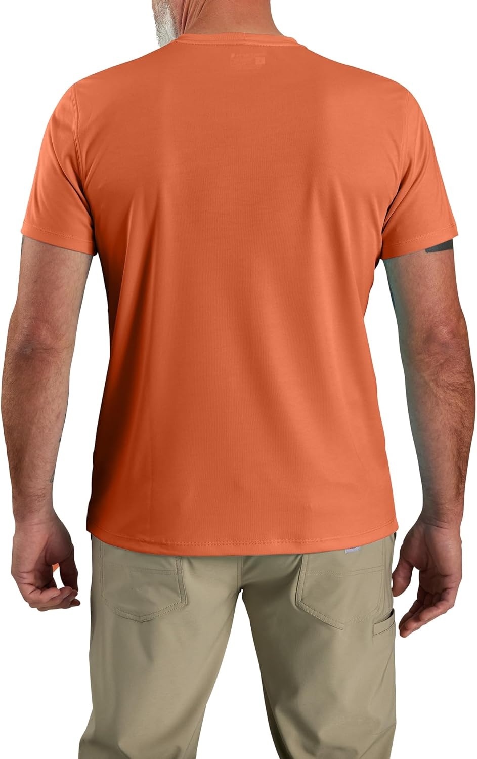 image:imageCarhartt Mens Force Sun Defender Lightweight ShortSleeve Logo Graphic TShirtSedona Orange