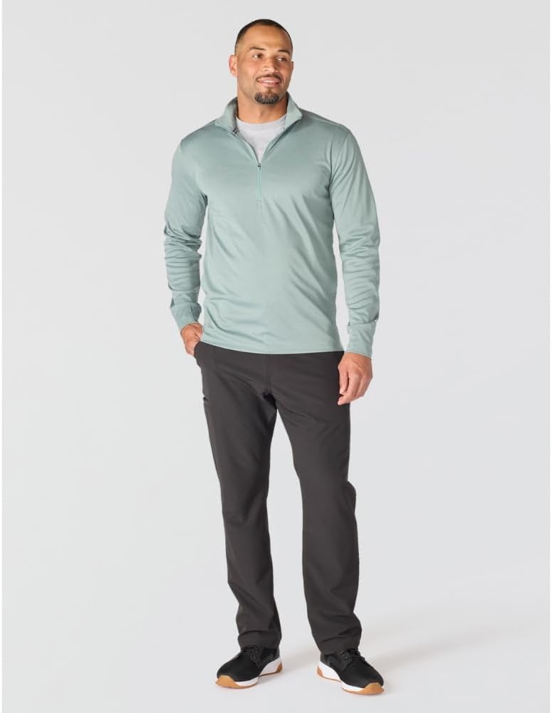image:imageCarhartt Mens Force Sun Defender Relaxed 12zipGreen Slate Heather
