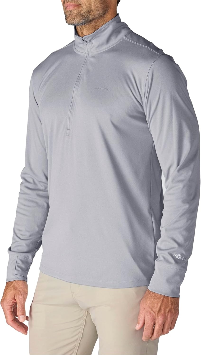 image:imageCarhartt Mens Force Sun Defender Relaxed 12zipSteel Heather