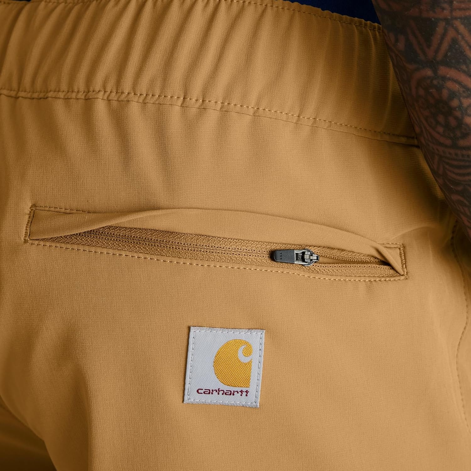 image:imageCarhartt Mens Force Sun Defender Relaxed Fit PullOn ShortShaded Beach