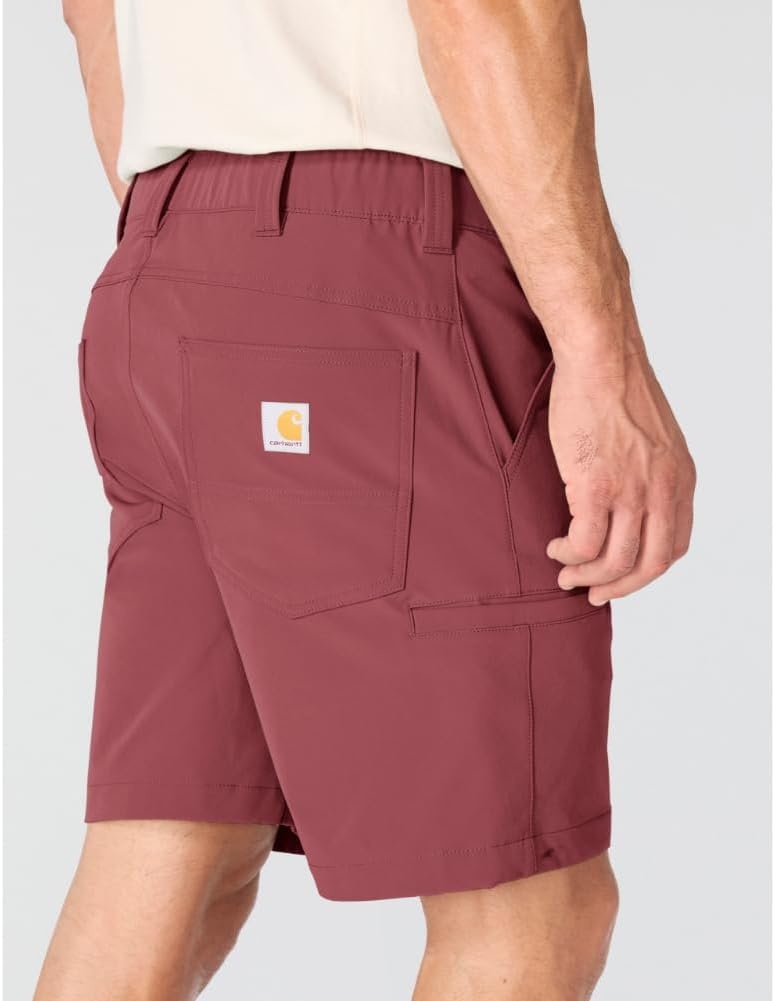 image:imageCarhartt Mens Force Sun Defender Relaxed Fit ShortAmber Terrain