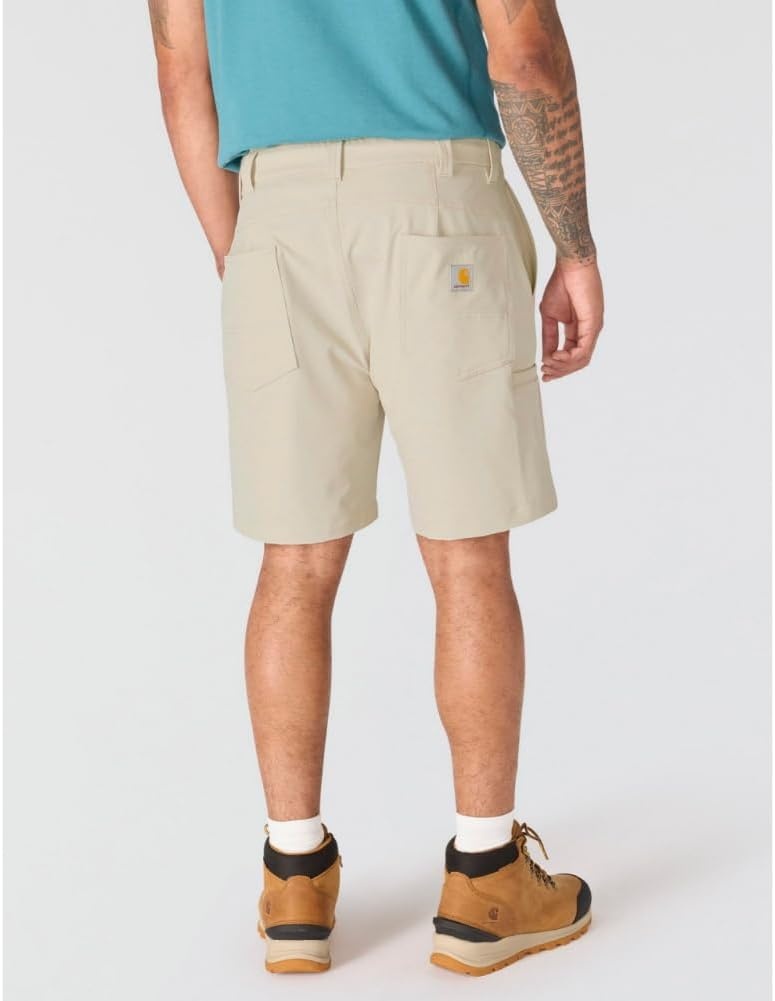 image:imageCarhartt Mens Force Sun Defender Relaxed Fit ShortCobblestone