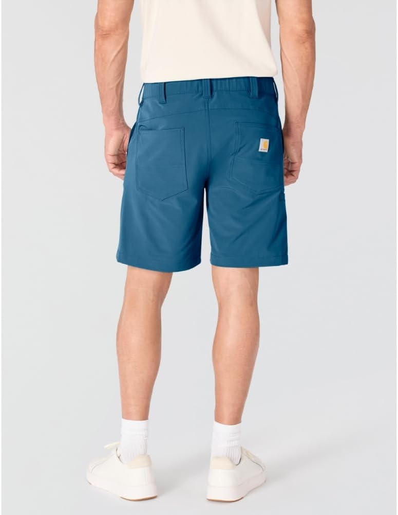 image:imageCarhartt Mens Force Sun Defender Relaxed Fit ShortDark Tranquil Blue