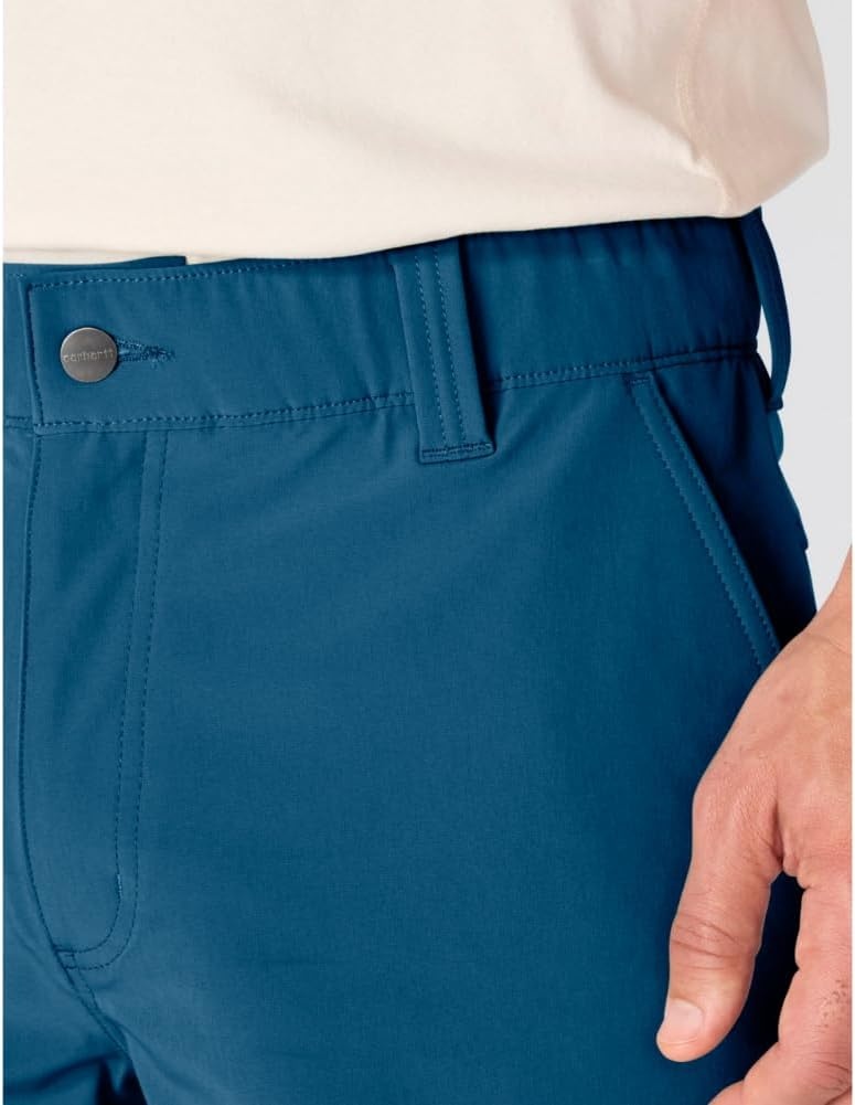 image:imageCarhartt Mens Force Sun Defender Relaxed Fit ShortDark Tranquil Blue